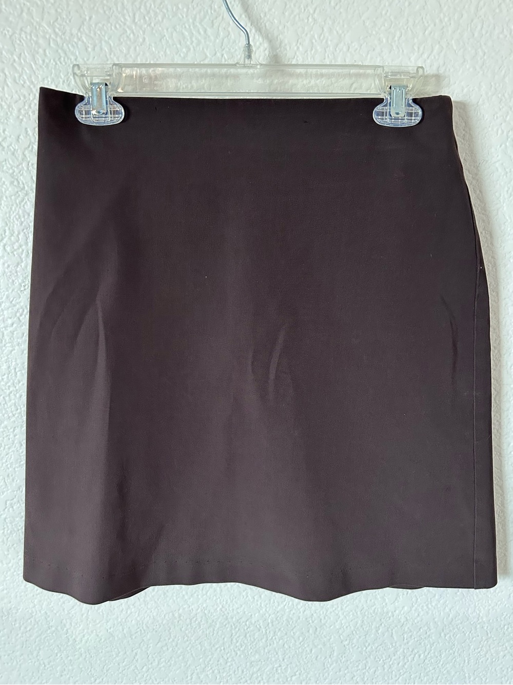 Jennie Maag Women's Large Chocolate Brown Straight A frame Bussines Casual Skirt